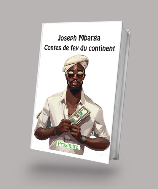 Couverture du livre Feymania : chronique d’un art de vivre à la camerounaise de Joseph Mbarga, représentant l’univers urbain et extravagant du feyman, figure centrale de l’arnaque contemporaine au Cameroun.