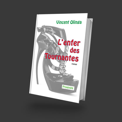 Couverture du roman noir "L'enfer des tournantes, jeune fille victime d’un réseau de proxénétisme, mêlant suspense, drame et tension sociale.
