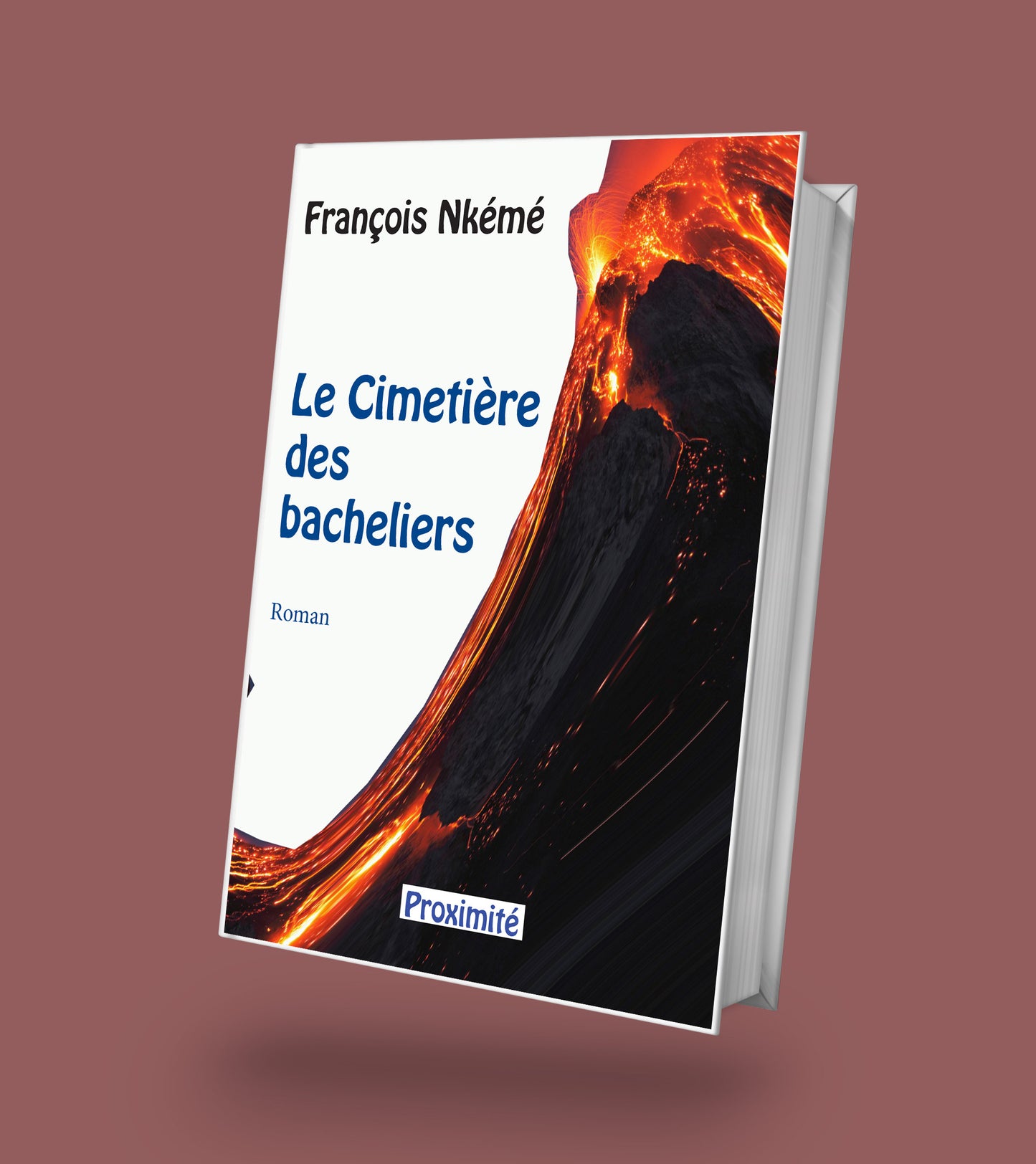 Couverture du roman Le Cimetière des bacheliers, une plongée réaliste et engagée dans la vie universitaire en Afrique dans les années 90.